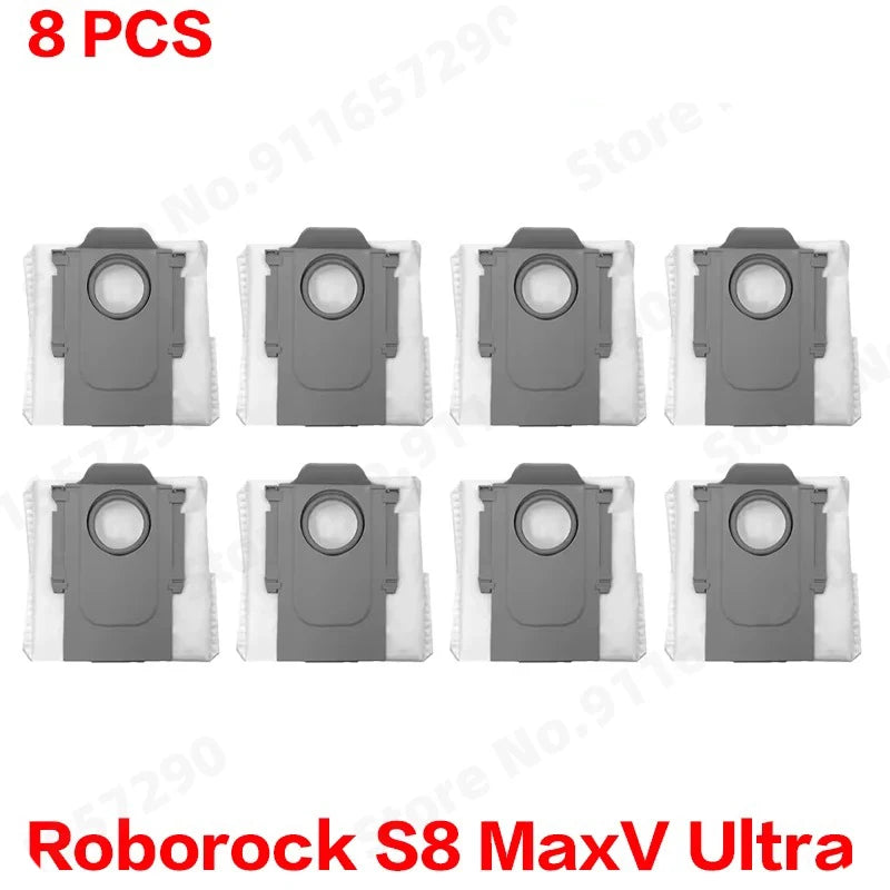 Roborock S8 MaxV Ultra Robot Vacuum Cleaner Accessories Mop Cloth Vacuum Bags Side Brush Filter Replaceable Spare Parts