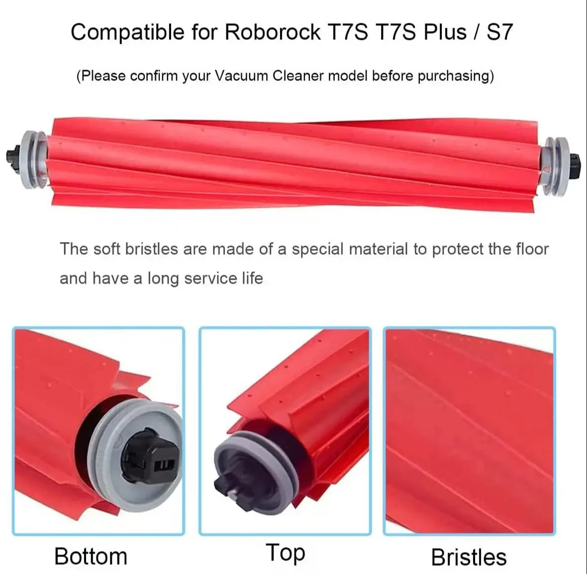 Main Brush Replacement Roborock Q Revo / Q Revo MaxV / Q Rev