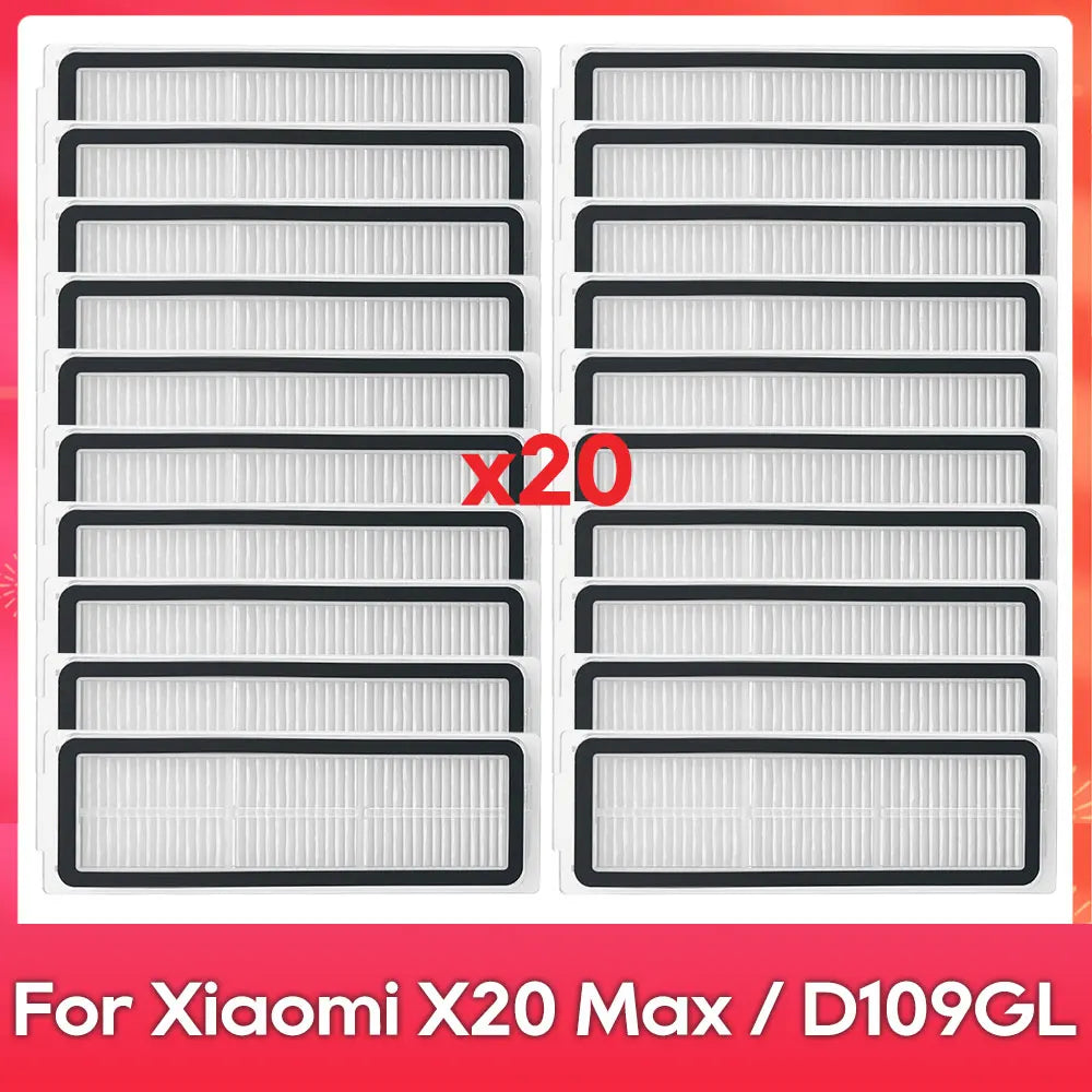 Fit For ( Xiaomi Robot Vacuum X20 Pro X20 Max M30 M40S D102GL D109GL D102 ) Part Accessory Brush Filter Mop Dust Bag
