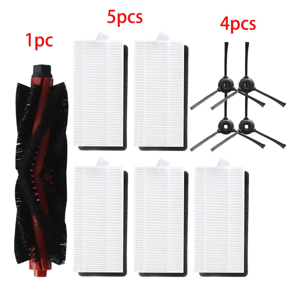 For Lefant M200/M201/ M501A/M520/M571/T700/U180 Roller Side Brush HEPA Filter Mops Robot Vacuum Accessories Kit Parts002