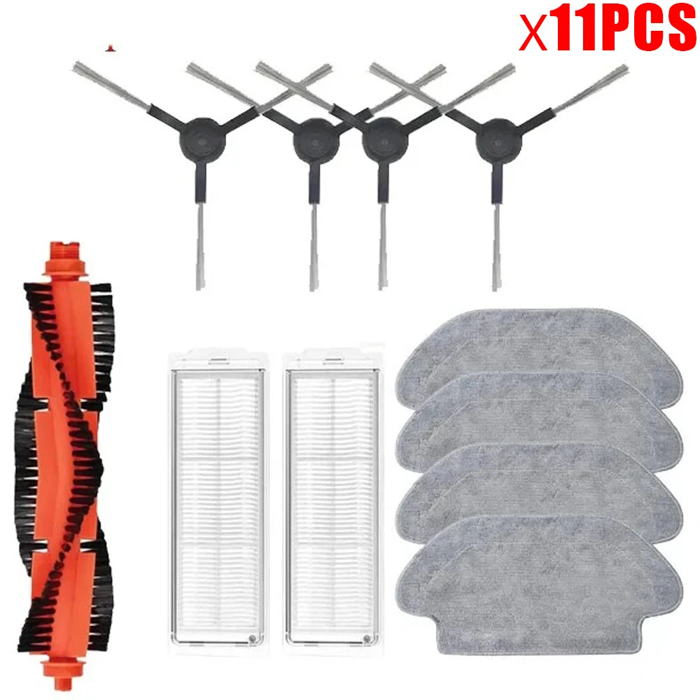 For Xiaomi Robot Vacuum S10 S12 T12 B106GL/Mop 2S XMSTJQR2S /3C B106CN Spare Parts Main Side Brush Filter Mop Replacement Parts