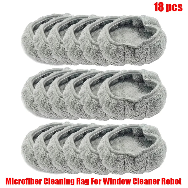 Microfiber Cleaning Rag For Window Cleaner Robot Reusable 14.5cm Mops For Universal Round Robot Vacuum Cleaner Towel Dust Cloth