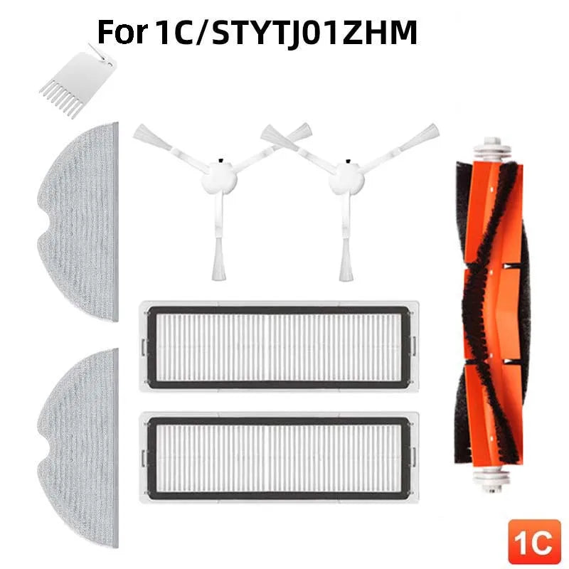 For Xiaomi Mijia 1C STYTJ01ZHM Side Main Brush Water Tank Mop Cloth HEPA Filter Parts Kit Robot Vacuum Cleaner Accessories