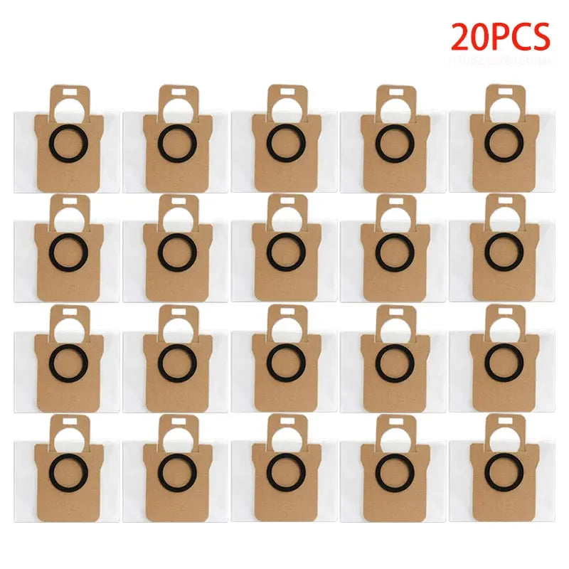 For Xiaomi Robot Vacuum X20 Pro / D102GL Vacuum Parts Accessories Main Roller Side Brush Hepa Filter Mop Cloth Dust Bag