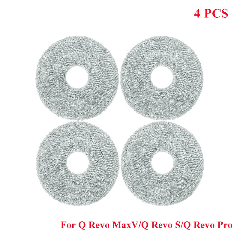 Accessories For Roborock Q Revo MaxV/Q Revo S/Q Revo Pro Vacuum Cleaner Part Main Brush Mop Cloth Dust Bag Mopping Cloth Pad
