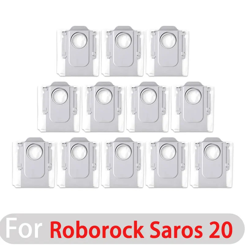 Roborock Saros 20 Robot Vacuum Cleaner Accessories Main Side Brush Mop Cloth Hepa Filter Dust Bag Replacement Spare Parts