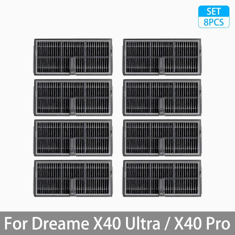 Dreame X40 Ultra / X40 Pro Accessories Rubber Main Side Brush Mop Cloth Dust Bag HEPA Filter Robot Vacuum Replacement Parts