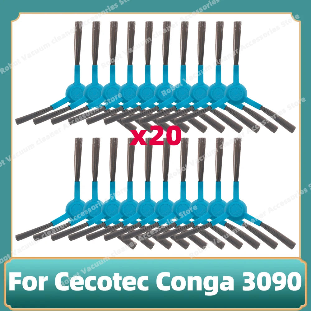 For Cecotec Conga 3090 Main Roller Side Brush Hepa Filter Mop Cloth Rag Robot Vacuum Cleaner Accessories Replacement Parts Kit