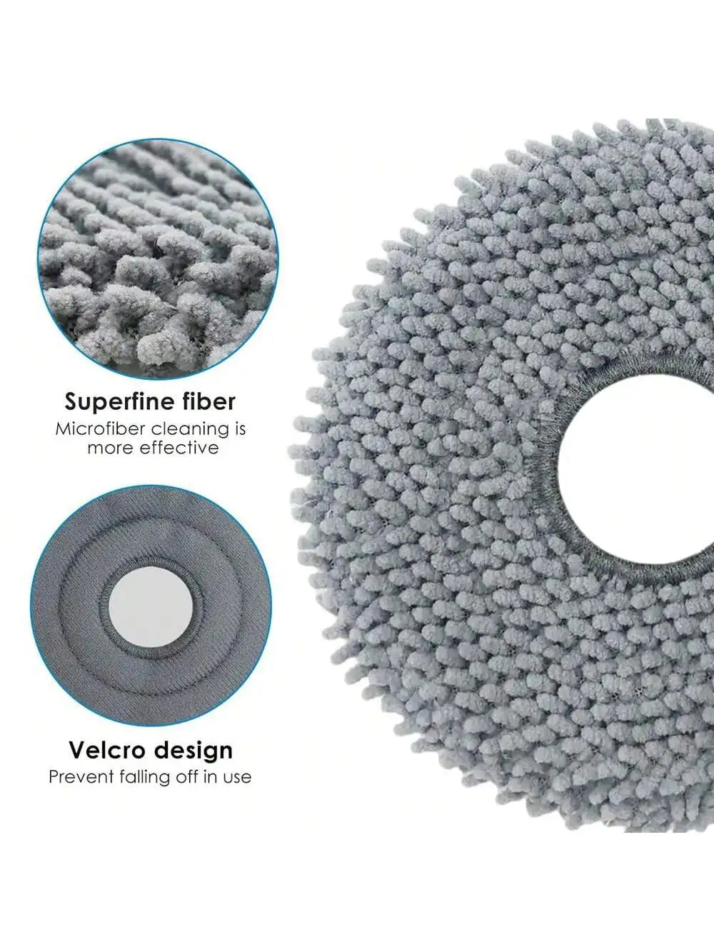 Wipes Mop for Roborock Saros 10R / Q Revo / Qrevo MaxV / Qre