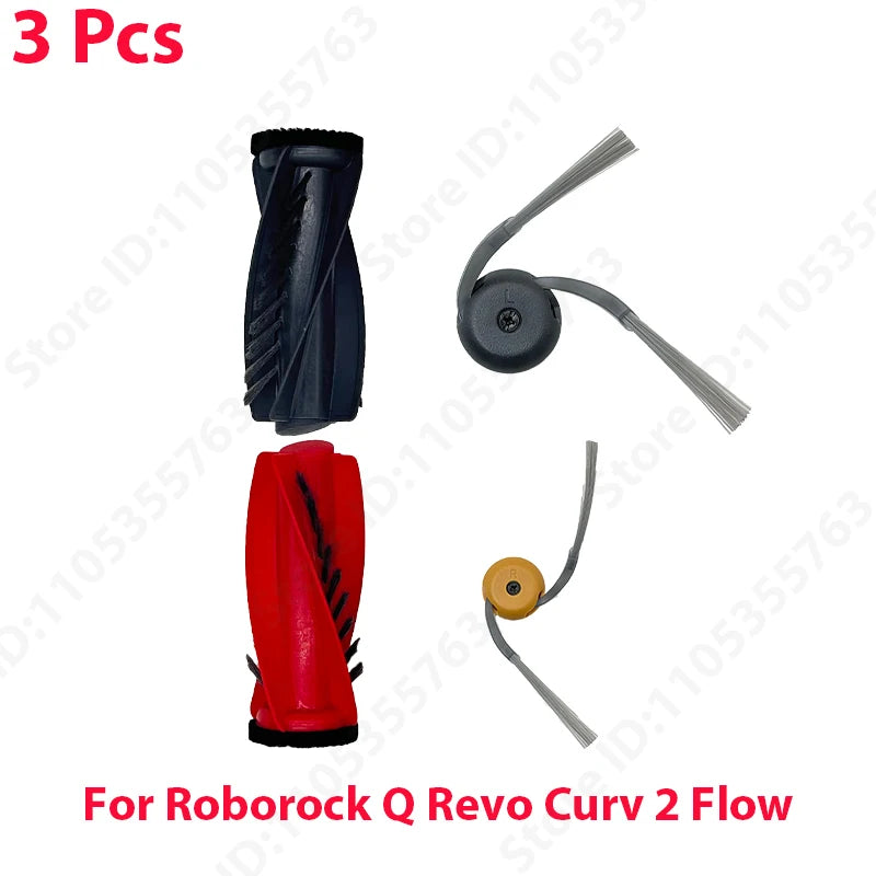 Original Roborock Q Revo Curv 2 Flow Filter Main / Side Brush Roller Mop Dust Bag Robot Vacuum Cleaner Parts