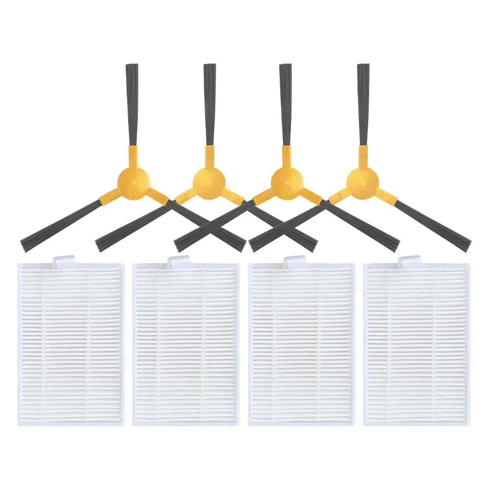 Compatible For ABIR X8 Robot Vacuum Cleaner Side Brush Hepa Filter Accessories Replacement Attachment Spare Parts Kit