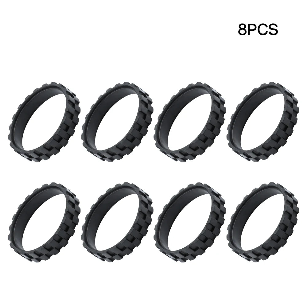 Tires Skin Parts For IRobot Roomba I7 E5 E6 500 600 700 800 900 Series Robot Vacuum Anti-Slip Rubber Wheel Spare Accessories