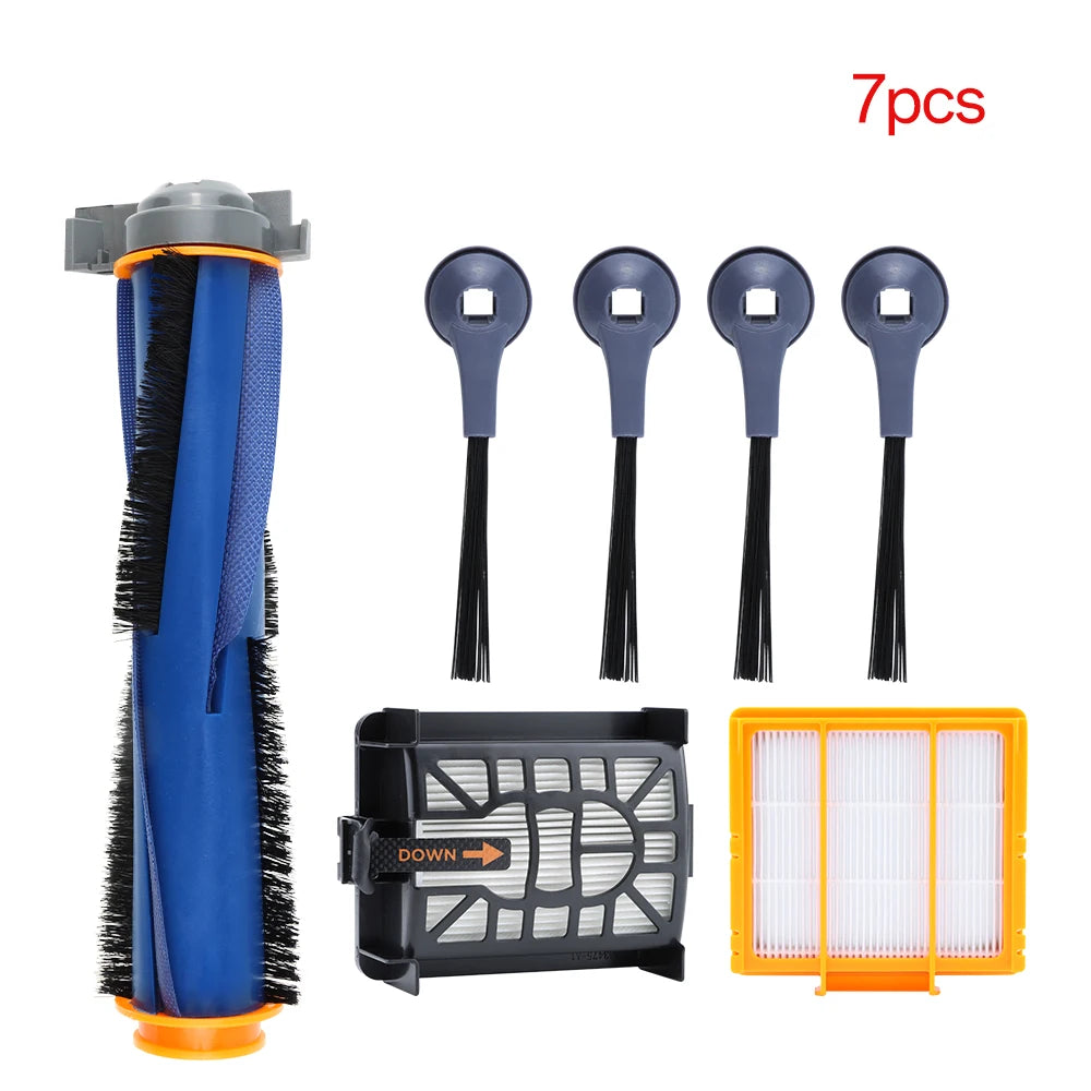 For Shark AV2500AE AV2501AE RV2502AE Robot Vacuum Accesso Main Side Brush Hepa Filter Spare Parts Replacement Kit Pack