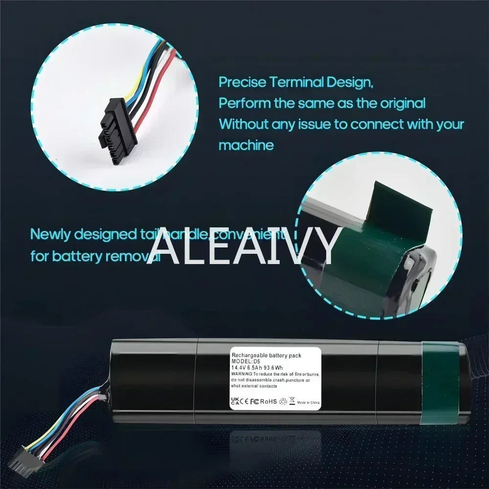 Replacement Battery 14.4v for Neato Botvac Connected D3 D3+D