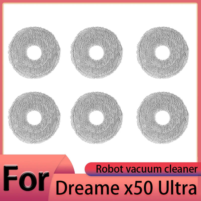 Dreame X50 Ultra Robot Vacuum Cleaner Accessories Main Brush Side Brush HEPA Filter Mop Cloths Dust Bag Spare Parts