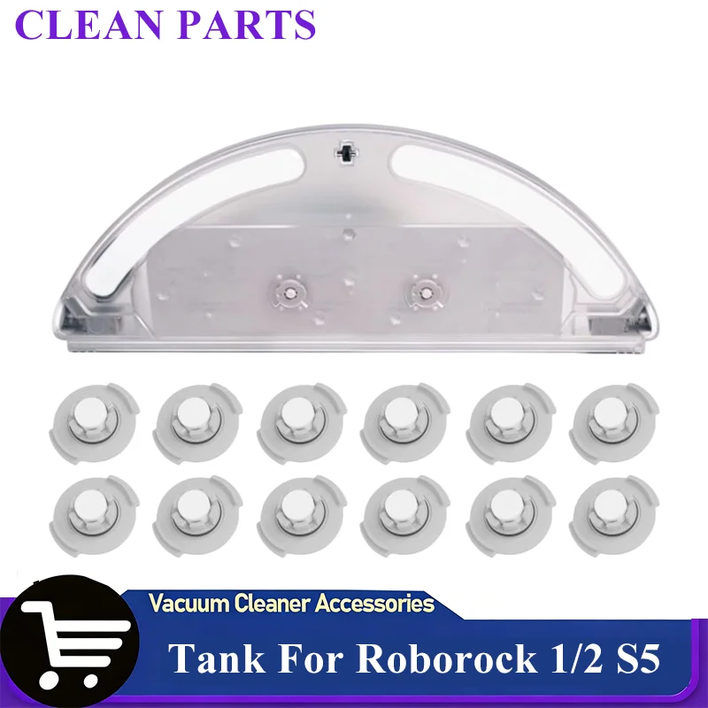Water Tank Mop For ( Roborock 1/2 S5 S50 S51 S55 S6 S60 S65 E25 E35 E20 C10 T4 T6 Mi ) Vacuums Cleaner Mop Cloth Parts