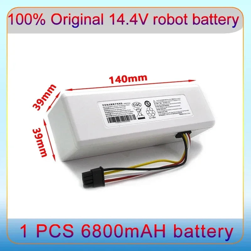 NEW 14.4V 12800mah P1904-4S1P-MM Battery For Xiaomi Mijia 1C STYTJ01ZHM Robot Vacuum Mop Cleaner Accessories battery