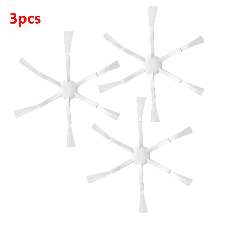 6-Arms Side Brush Replacement Accessories For Xiaomi Mijia 1C 2C 1T Dreame D9 F9 L10 Pro L10 Plus Z10 Pro Robotic Vacuum Cleaner