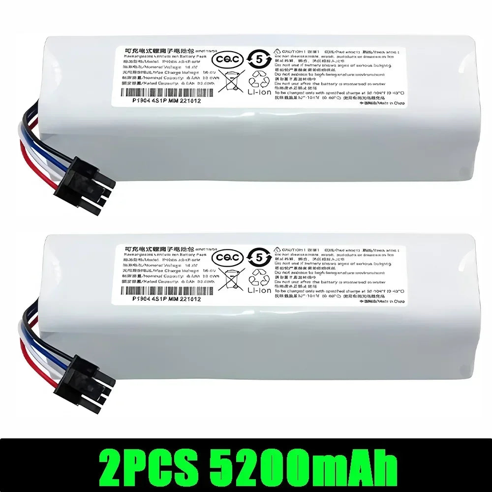 14.4V 12800mAh Replacement Battery 4S2P-MMBK P2150-4S2P-XWDLS For Xiaomi Mijia Vacuum Cleaner Dreame S10 D9 F9 L10Pro L10Plus