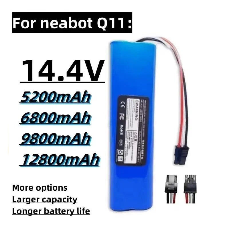 14.4V Rechargeable Li-ion Battery for Neabot Q11 Robot Vacuu