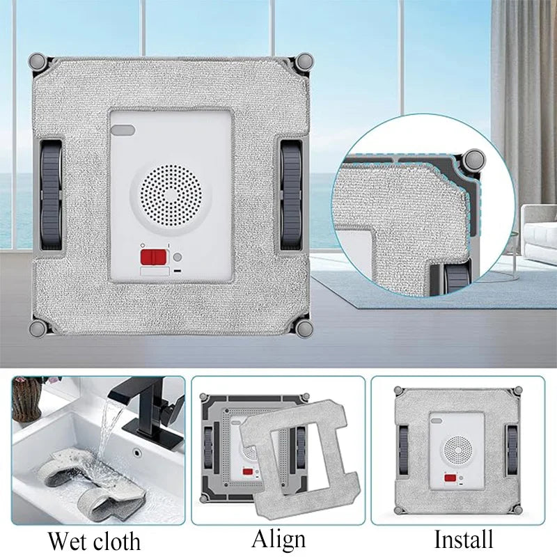 For Ecovacs Winbot W1 Pro / W2 / W2 Omni Window Cleaning Rob