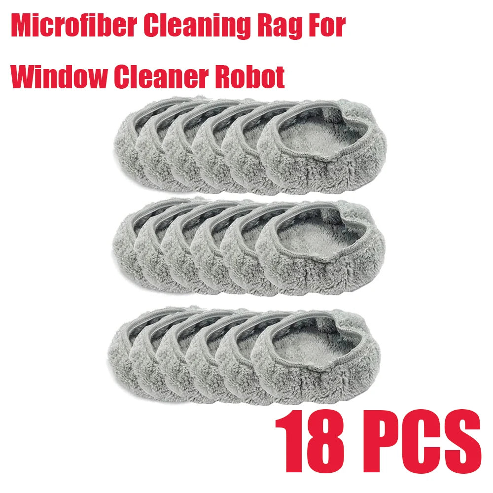 Microfiber Cleaning Rag For Window Cleaner Robot Reusable 14.5cm Mops For Universal Round Robot Vacuum Cleaner Towel Dust Cloth