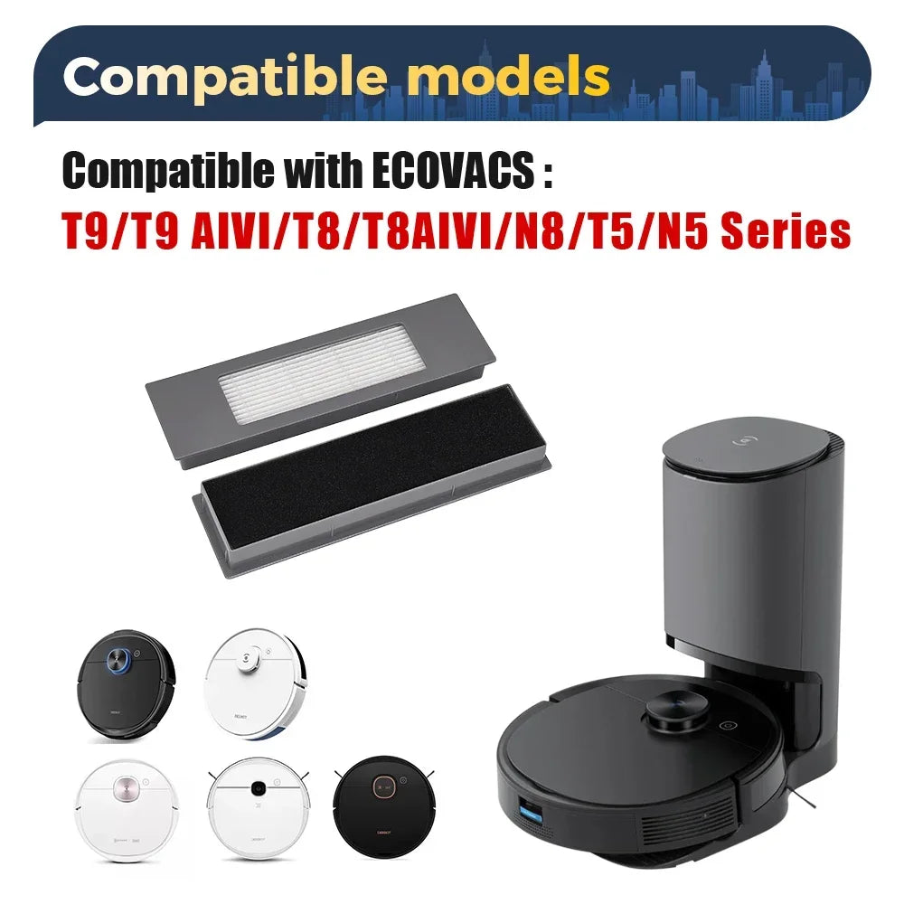 Filters Part For Ecovacs Deebot OZMO 920/950/T5/T8/T9/T8 AIV