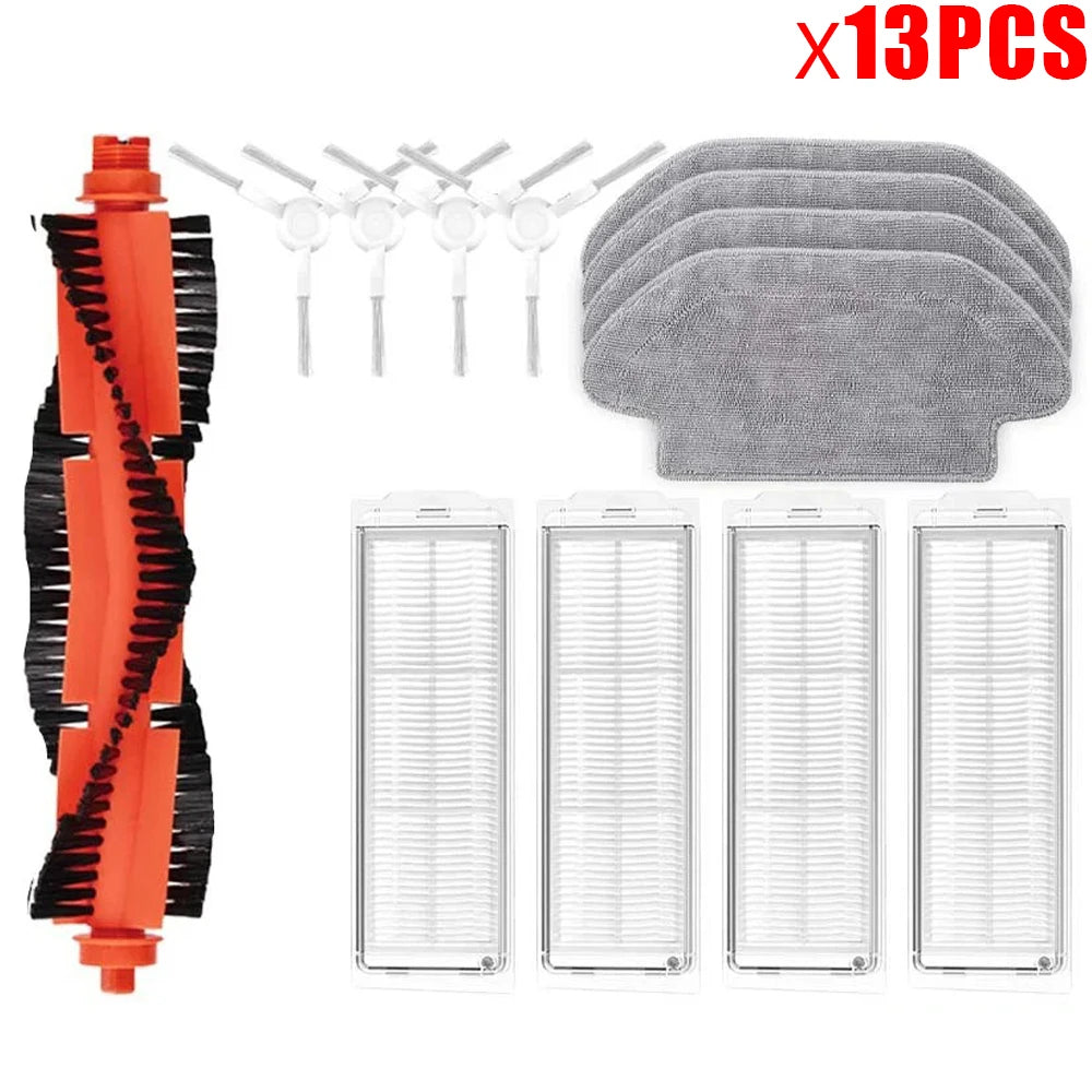 For Xiaomi Robot Vacuum S10 S12 T12 B106GL/Mop 2S XMSTJQR2S /3C B106CN Spare Parts Main Side Brush Filter Mop Replacement Parts