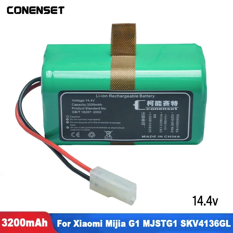 14.4V 3200mAh Battery For Xiaomi Mijia G1 MJSTG1 SKV4136GL M