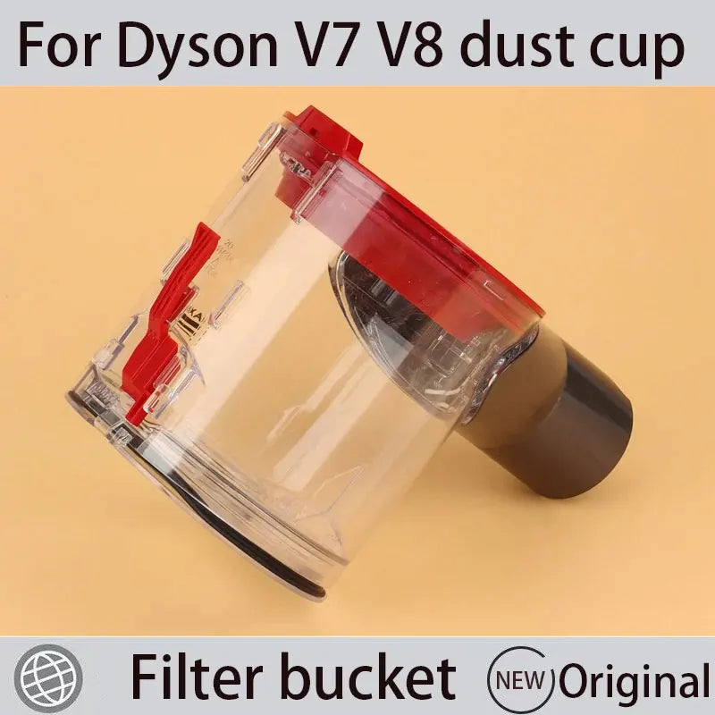 For Dyson V8 V7 Dust Bin Accessories Cyclone Filter Bucket W