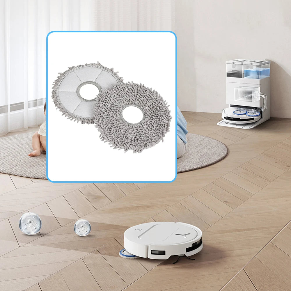 Mop Cloth Mop Pad for ECOVACS Deebot X1 Omni X2 Omni T30 Pro