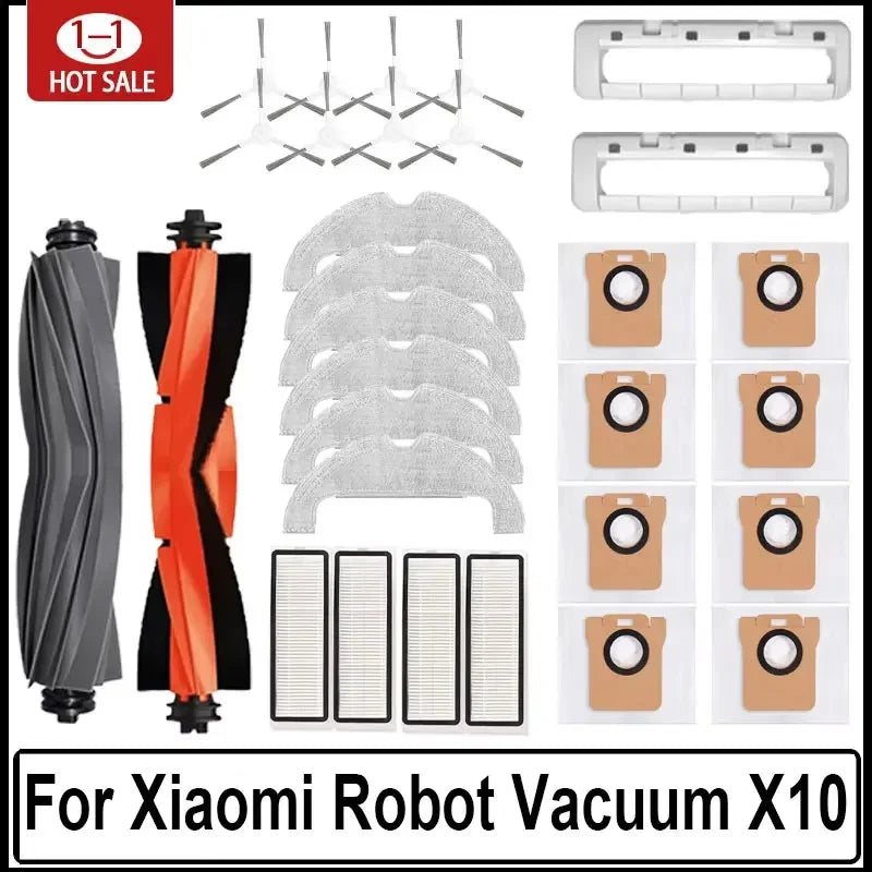 For Xiaomi Robot Vacuum X10 Accessories Main Side Brush Hepa