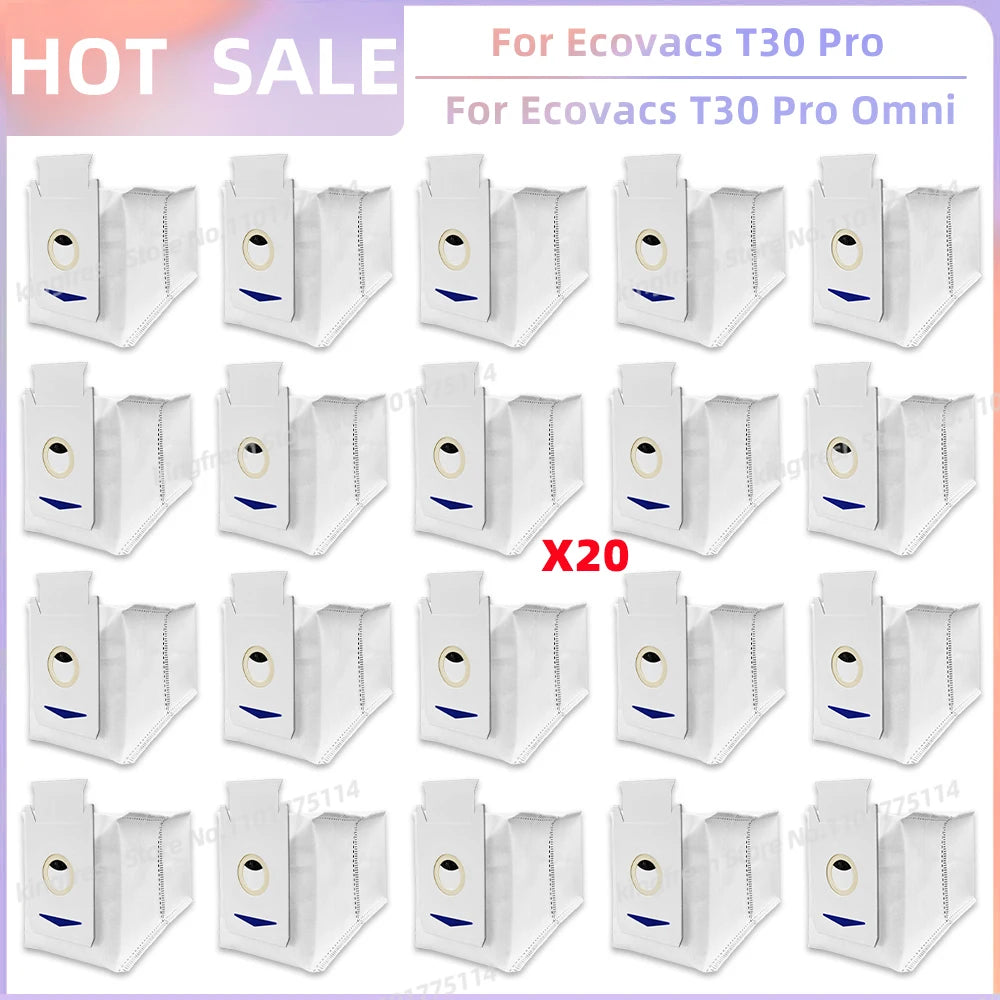 Fit For Ecovacs T30 Pro Omni / T30 OMNI Ecovacs T30e Pro YEEDI M12 ULTRA PLUS/M12 Pro+ Parts Brush Filter Bag Mop Cloth