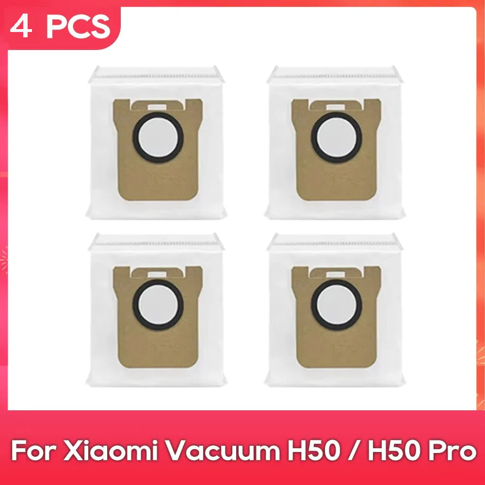 Compatible with ( Xiaomi Robot Vacuum H50 / H50 Pro ) Main Side Brush Filter Mop Dust Bag Parts Accessories Replacement