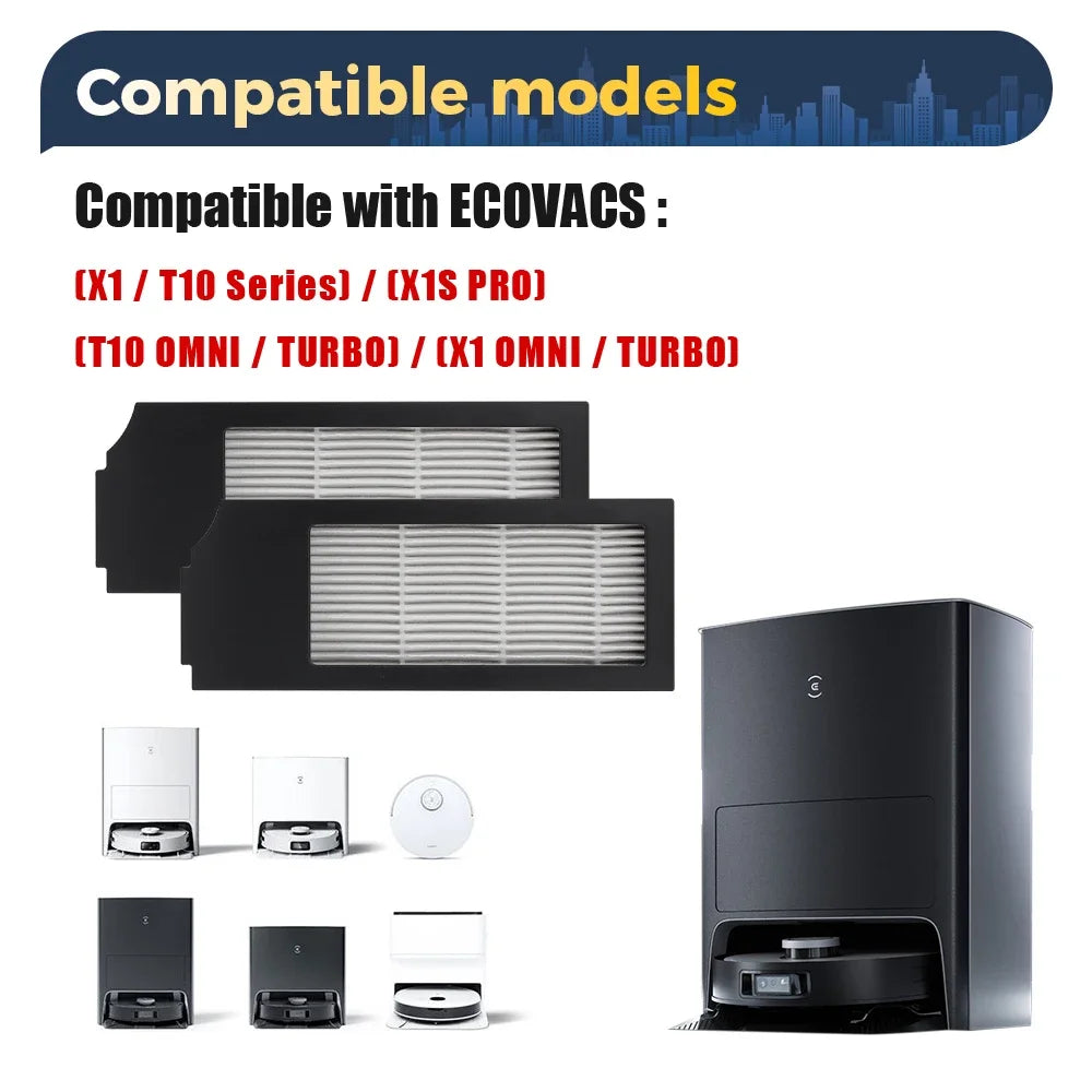 For Ecovacs Deebot X1 OMNI/TURBO T10 OMNI/TURBO/X1S PRO Dust