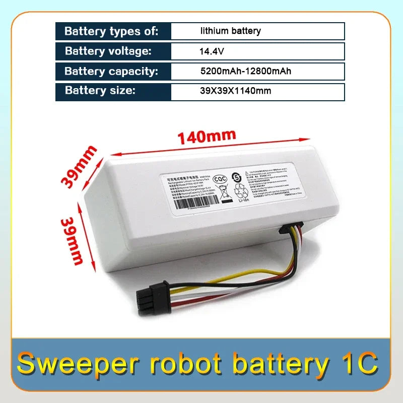 NEW 14.4V 12800mah P1904-4S1P-MM Battery For Xiaomi Mijia 1C