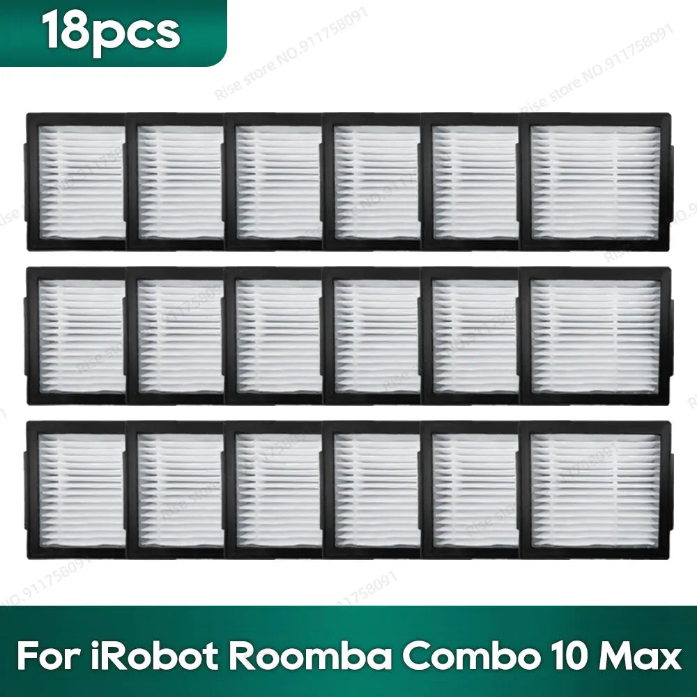 Compatible for irobot Roomba Combo 10 Max Robot Vacuum Accessories Main Brush Hepa Filter Mop Rag Dust Bag Replacement Parts