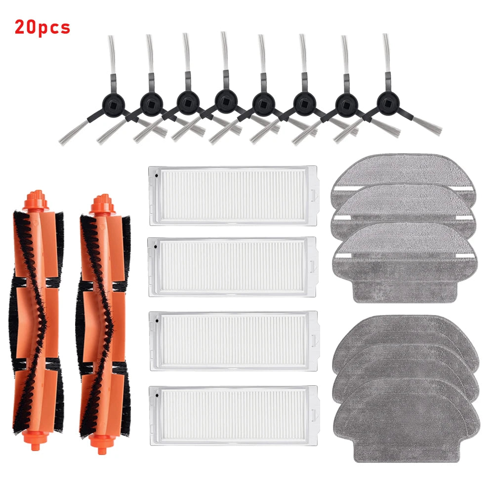 Accessories For Xiaomi Mi Robot Vacuum-Mop Pro STYTJ02YM Viomi V2 V3 SE Conga 3490 3690 Main Side Brush Mop Hepa Filter Parts