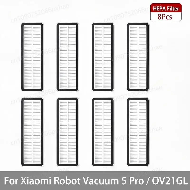 FIT For Xiaomi Robot Vacuum 5 Pro / OV21GL Cleaner Accessories Main Brush Side Brush Hepa Filter Mop Cloth Dust Bag Parts Spare
