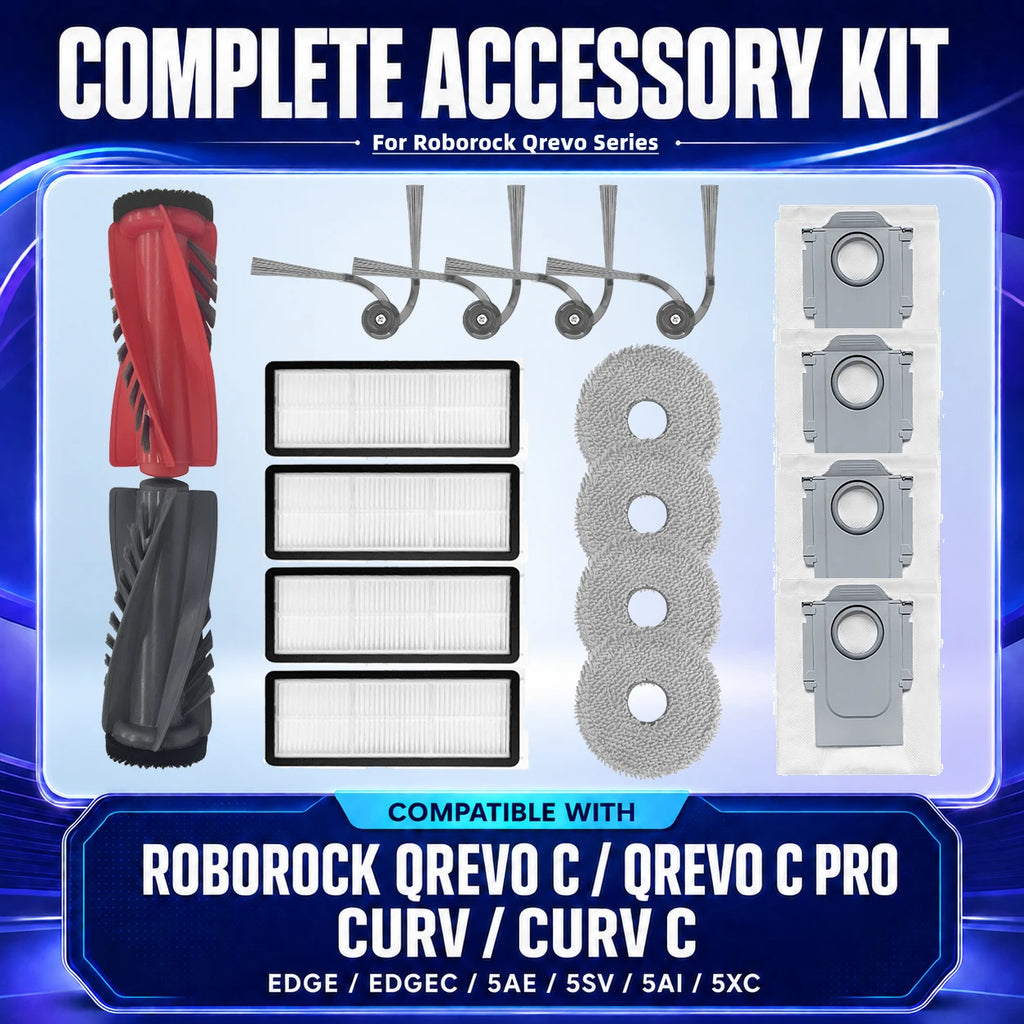 Fit for Roborock Qrevo C/QrevoC Pro/Curv/CurvC/Edge/EdgeC/5A
