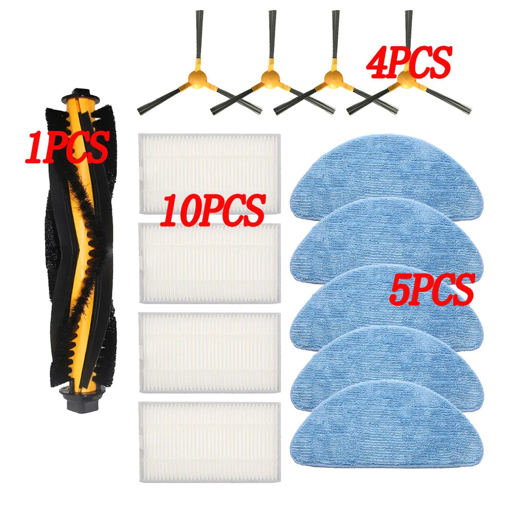 Roller Brush Side Brush HEPA Filter for Proscenic 800T Liectroux C30B Filter Robot Vacuum Cleaner Parts MopS Set