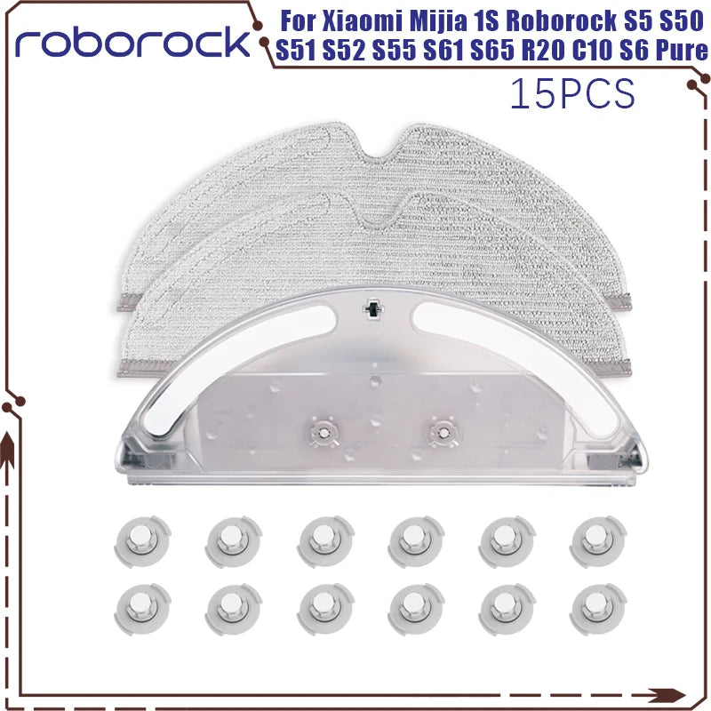 For Xiaomi Mijia 1s Roborock S5 S50 S51 S52 S55 S61 S65 R20 C10 S6 Pure Robotic Sweeper Robot Vacuum Cleaner Parts Water Tank