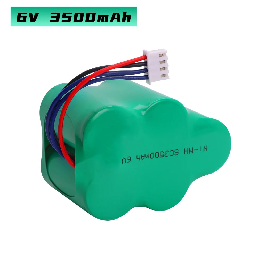 Ni-MH 3500mAh 6V Vacuum Cleaner Robot battery in For 620 710