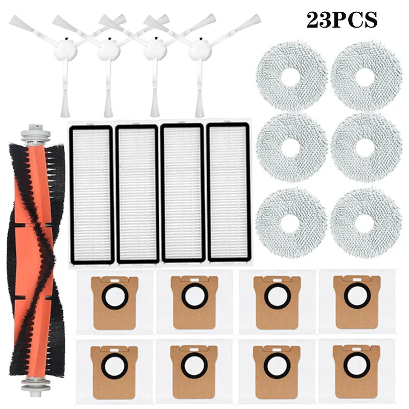 For Xiaomi Robot Vacuum X10+ X10 Plus B101GL Spare Parts Accessories Main Side Brush Hepa Filter Dust Bag Rag Mop Stand Dust Box