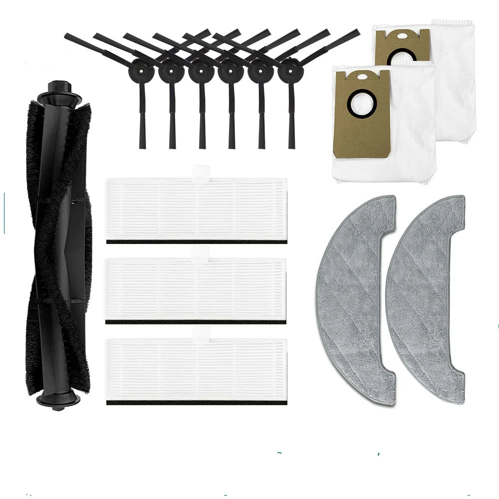 For Imou L11 Spare Part Main Brush Spin Edge Side Brush Hepa Filter Mop Rag Dust Bag Robot Vacuum Cleaner Accessories Kit