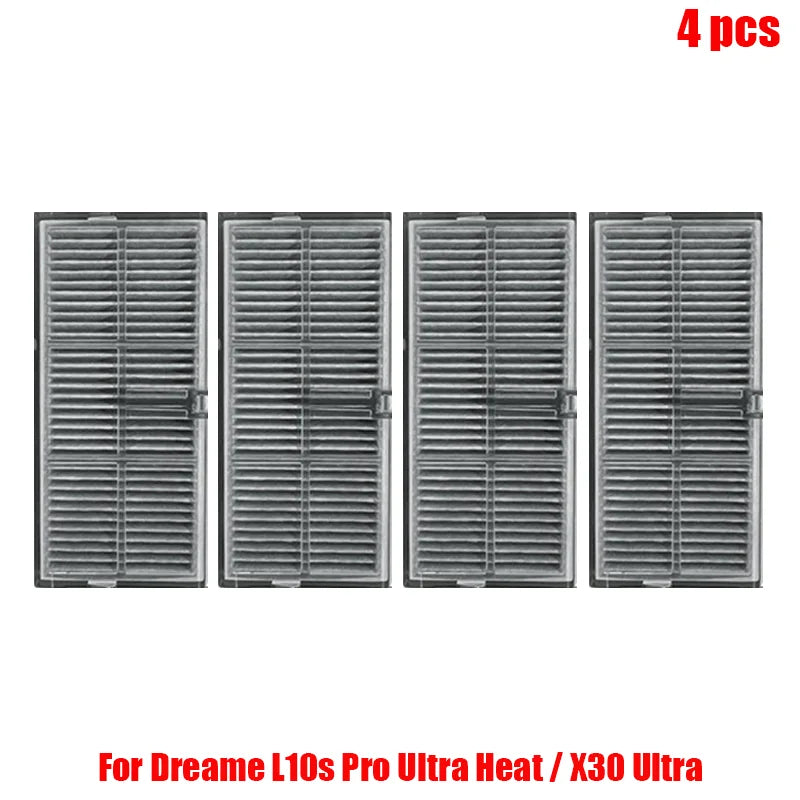 Dreame L10s Pro Ultra Heat / X30 Ultra Robot Vacuum Cleaner Parts Main Side Brush Mop Cloth Hepa Filter Dust Bag Accessories