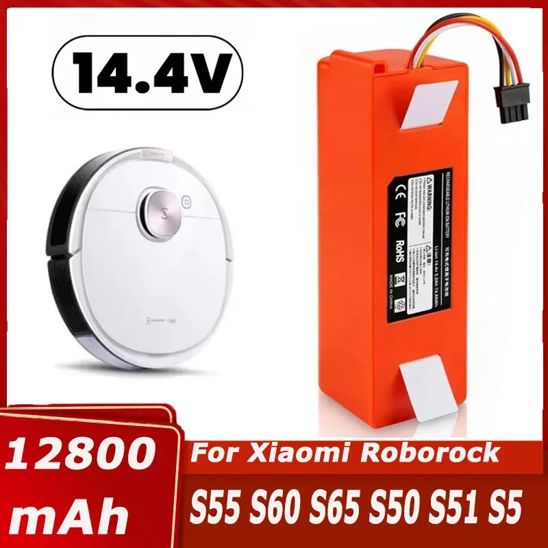14.4V 12800mAh Robotic Vacuum Cleaner Original Replacement B