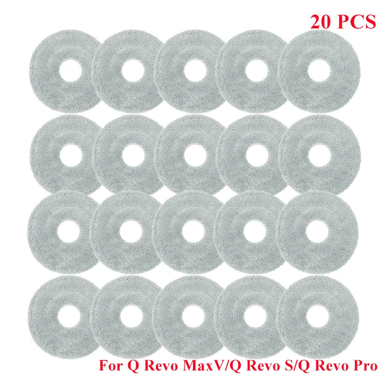 Accessories For Roborock Q Revo MaxV/Q Revo S/Q Revo Pro Vacuum Cleaner Part Main Brush Mop Cloth Dust Bag Mopping Cloth Pad