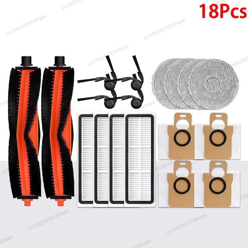 For Xiaomi H50 PRO / OV42GL Robot Vacuum Cleaner Accessories Main Side Brush Mop Cloth HEPA Filter Dust Bag Spare Parts