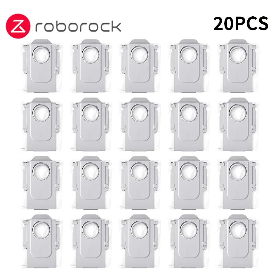 New Roborock S8 MaxV Ultra Robot Vacuum Spare Parts Main Side Brushes Mop Cloths HEPA Filters Dust Bags Accessories